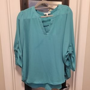 Chaus XL turquoise blouse
